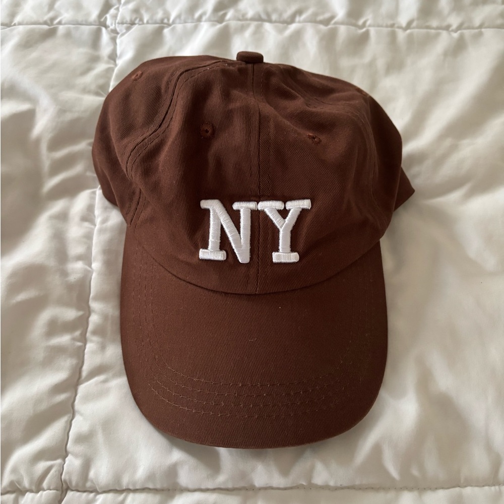 Brown NY Baseball Cap